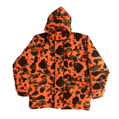 Orange Camo Winter Coat